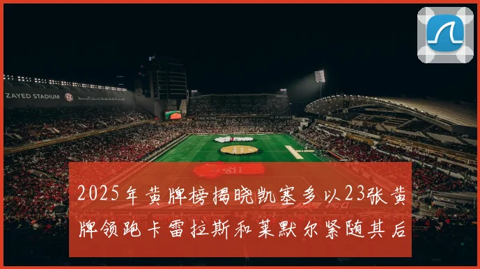 2025年黄牌榜揭晓凯塞多以23张黄牌领跑卡雷拉斯和莱默尔紧随其后